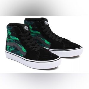 Vans ComfyCush SK8-Hi in the "After Dark - Black" colorway